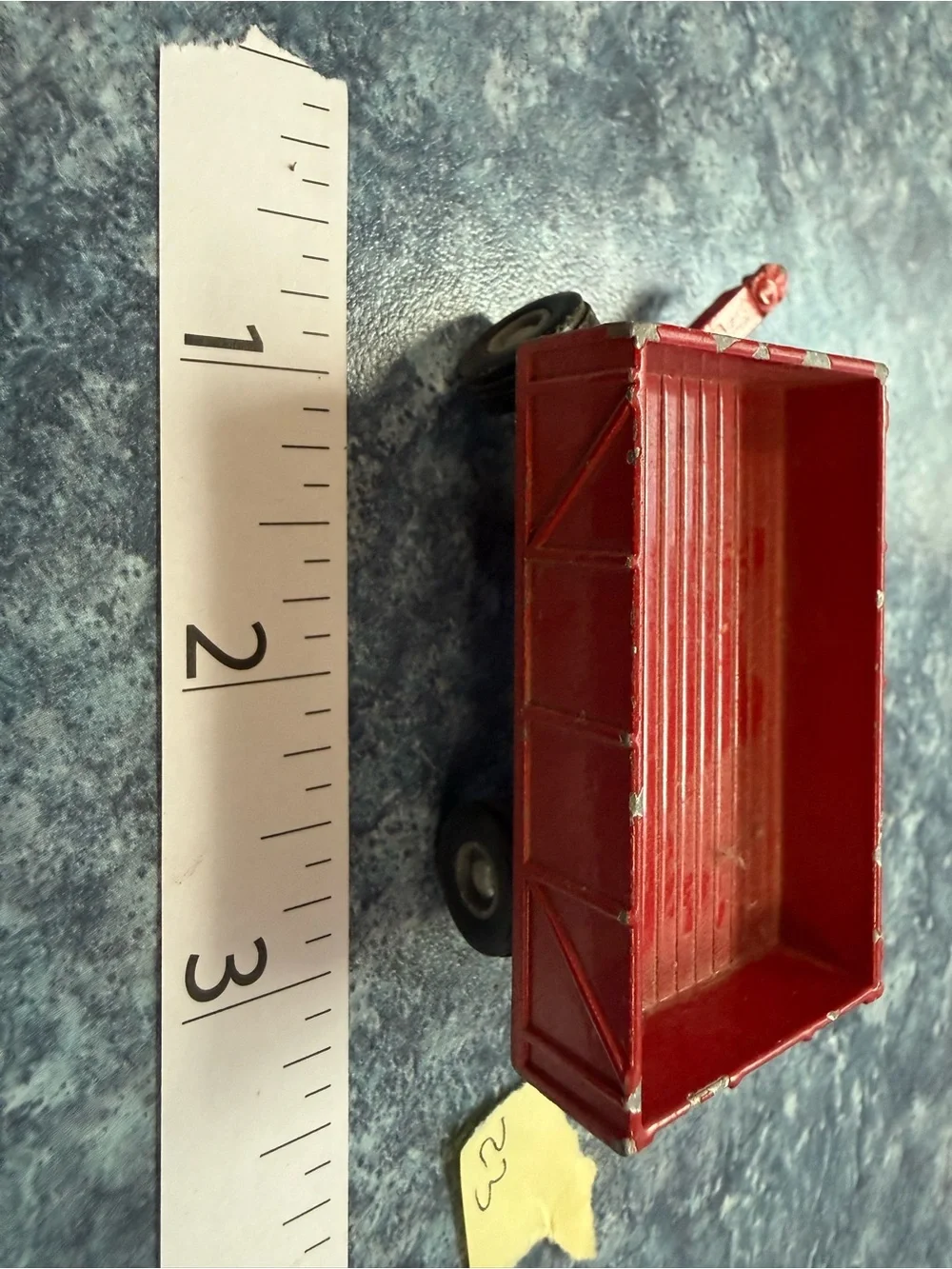 Vintage ERTL Case IH 2594 1/64 Tractor with Front Loader & Red Trailer Set